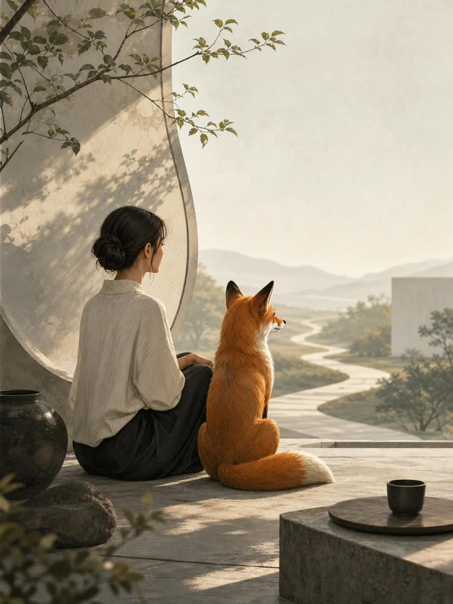 Sisi the Fox companion artwork